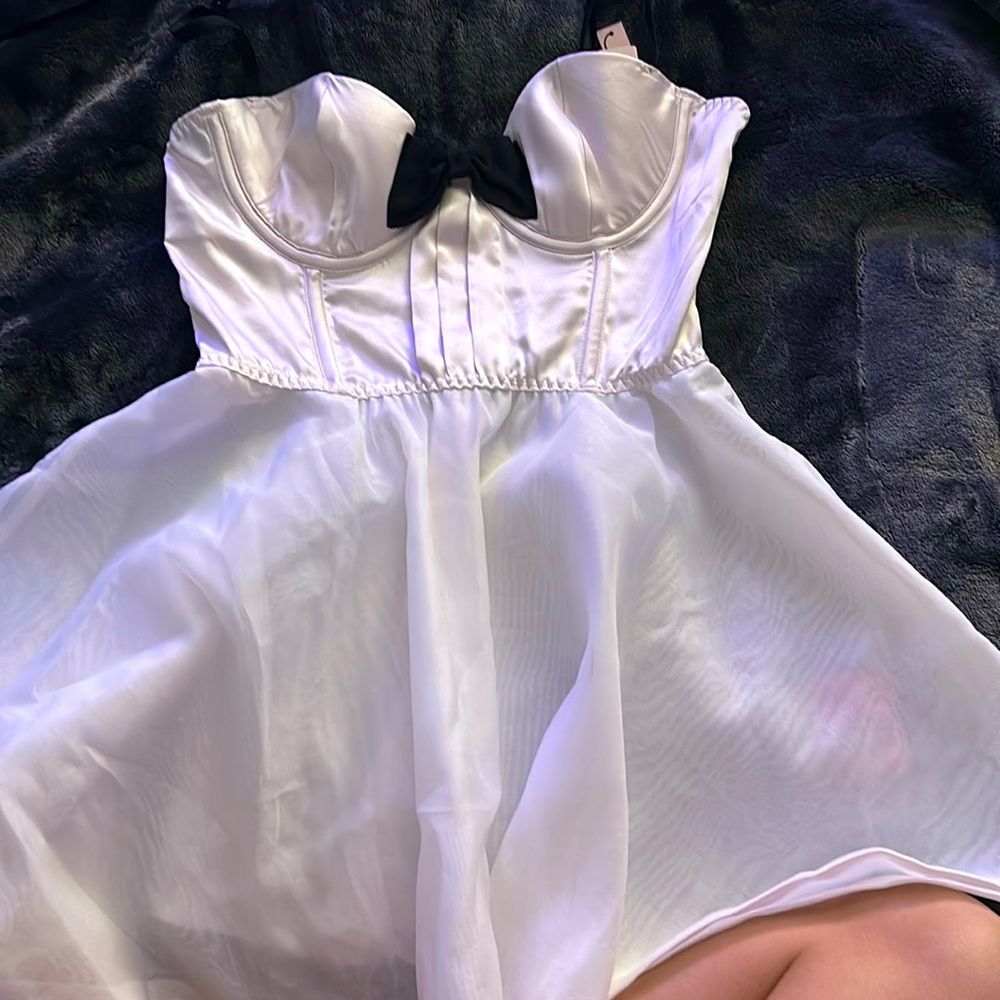 Vs not or nice dress half see-through half Brasier